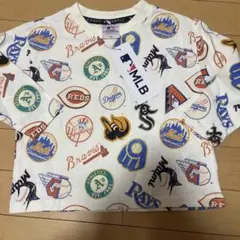 新品 MLB公式　チーム総ロゴ　ドジャース　100 ロンT ヤンキース