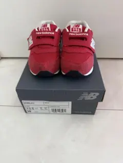 【美品】New Balance 996 レッド 13.5cm キッズスニーカー