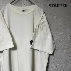 90's STARTER スターター Tシャツ 半袖 ホワイト ワンポイント Lのサムネイル
