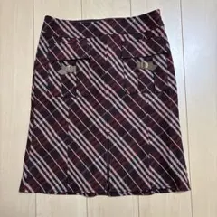 BURBERRY BLUE LABEL タイトスカート チェック 38