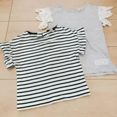 petit main & seraph 半袖Tシャツ 2枚セット 100のサムネイル
