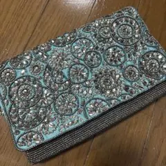 ビジュースパンコールハンドバッグ　キラキラ　ANANS