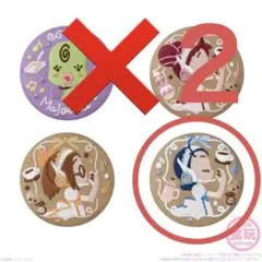 おジャ魔女どれみ刺繍缶バッジ　妹尾あいこ（パティシエ服）2個セット