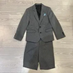 美品！子供用スーツ　グレー ハーフパンツスーツ サイズ130
