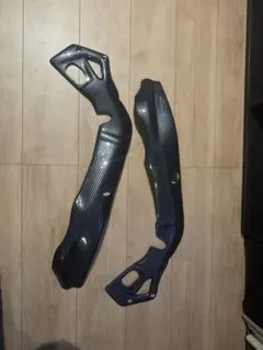 シグナス クワガタ カーボン調 グラブバー タンデムバー スポイラー