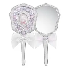 ホワイト フラワーノーズ　シェルズジュエルコレクション ハンドミラー