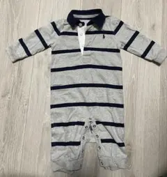 Ralph Lauren ストライプロンパース 70cm