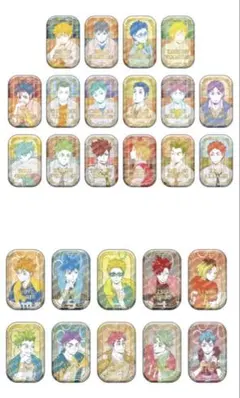 ハイキュー！！スクエア缶バッジBOXオフショット×カラー第一弾第二弾セブン限定