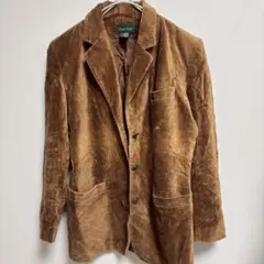 90s 【L】 ブラウン コーデュロイテーラードジャケット ヴィンテージ