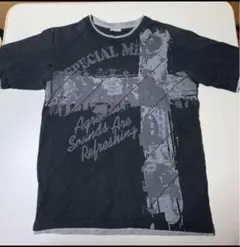 メンズTシャツ Mサイズ 古着 穴あきあり　着用済み