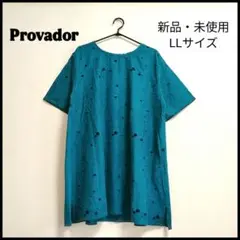 新品・激安！Provador フラワー 刺繍レース チュニック ピーコック LLのサムネイル