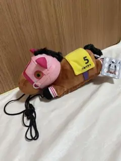 サラブレッドコレクション　ぬいぐるみ　スマホショルダー3 ハルウララ