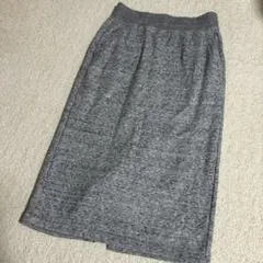 グレー スリット入り タイトスカート
