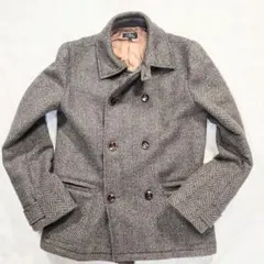 美品✨フランス製ヴィンテージ A.P.C. ウールツイードフードコート ネイビー 2025年最新】A.P.C. ピーコート・ウールコートの人気アイテム