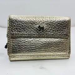新品未使用】AGATHA ゴールド ミニ財布 三つ折り ANA限定販売 - メルカリ