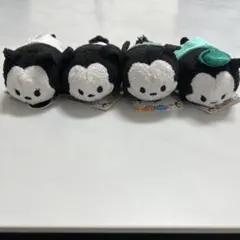 ツムツム　ぬいぐるみ　4個セット　タグ付き