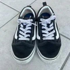 VANS キッズスニーカー ブラック 22cm