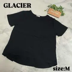 【GLACIER】 グラシア (M) 半袖シャツトップス ブラックのサムネイル