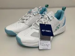 【新品】YONEX テニスシューズ　パワークッション（25cm、3E幅）