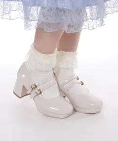 axes femme ダブルストラップパンプスのサムネイル