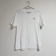 Polo Ralph Lauren ホワイトVネックTシャツ