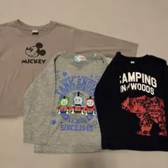 ミッキーマウス Tシャツ 約95cm グレー