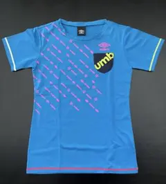 【美品】アンブロ レディース 半袖 Tシャツ M ブルー スポーツウェアのサムネイル