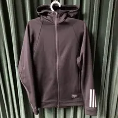 adidas フード付きジャケット Lサイズ ブラック