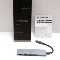 Elexlinco USB ハブ USB3.0 ウルトラ ム 4ポートハブ