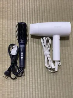 SALONIA スピーディーイオンドライヤー + ストレートヒートブラシ スリム