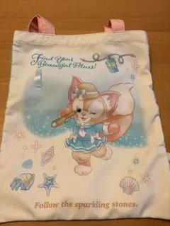 ディズニーシー25周年　ダッフィーアンドフレンズトートバッグリーナベル