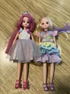 リカちゃん人形2体セット ゆめいろみさきちゃん、ゆめいろひまりちゃん