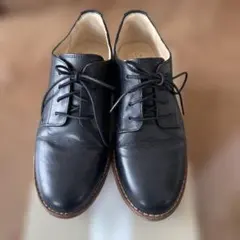 Clarks 黒 レザー シューズ