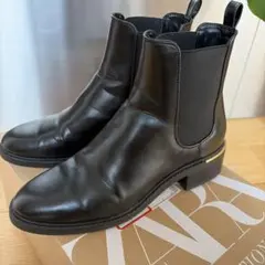 ZARA ブラック サイドゴアブーツ 39
