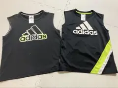 adidas ノースリーブ トップス 2枚セット 140cm