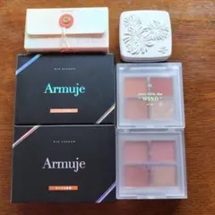 Armuje ジュエルアイカラーコレクション2点＋他アイシャドウ3点＋リップ１点