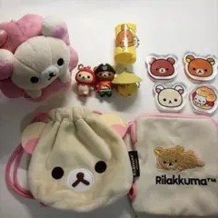 リラックマ コリラックマ ぬいぐるみ 巾着 ガチャ ミスド サンエックス