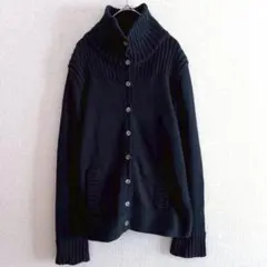 s0757【ADIEU TRSTESSE】コットンハイネックニットジャケット