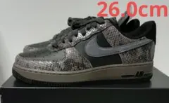 ナイキ　エアフォース1 07LV8 ブラック スネーク 蛇柄 HF2898