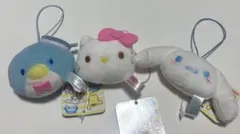 サンリオキャラクターズ　キティ　シナモロール　タキシードサム