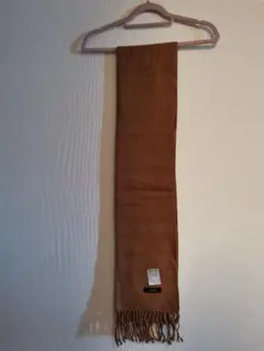 【美品】コムサイズム　ブラウンマフラー