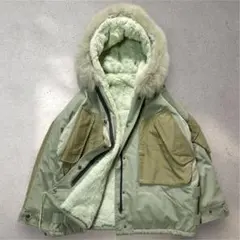 SCOT CLUB　ラクーンファー　裏ボア　ミリタリーブルゾン　ジャケット