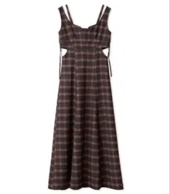 LILY BROWNリリーブラウンコルセットディティールジャンスカ