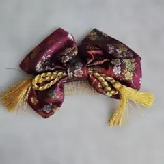 髪飾り　ヘアアクセサリー　リボン　コーム　⑧　着物　和装　七五三　成人式　卒業式