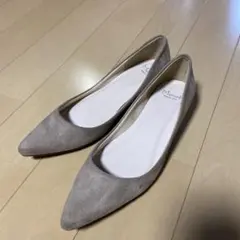 ポインテッドトゥ ベージュ 24.5