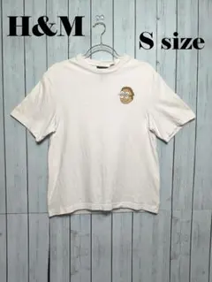 夏物処分価格✨【H&M】 ✨Sサイズ✨半袖Tシャツ✨カジュアル・キャラクター刺繍