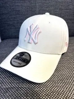 WEGO別注NEWERA 9FORTY ニューエラ　アイボリー×ピンク