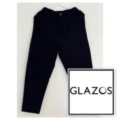 GLAZOS [テーパード]裏起毛・アクティブパンツ 140 ブラック