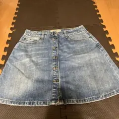 ZARA デニム Aラインミニスカート Mサイズ