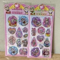 ラブブ 2枚セット ウォーターシール